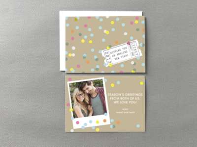 Amazing New Year: Christmas Photo Card