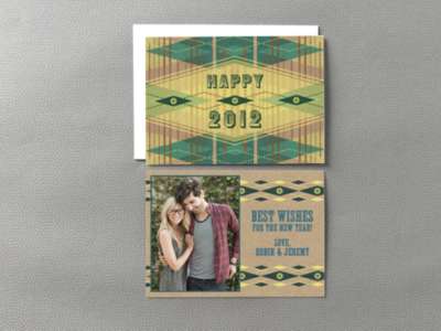 Argyle: Christmas Photo Card