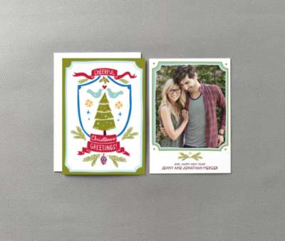Crest---Holiday Photo Card