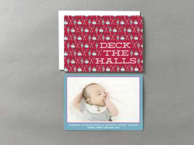 Deck the Halls: Christmas Photo Card
