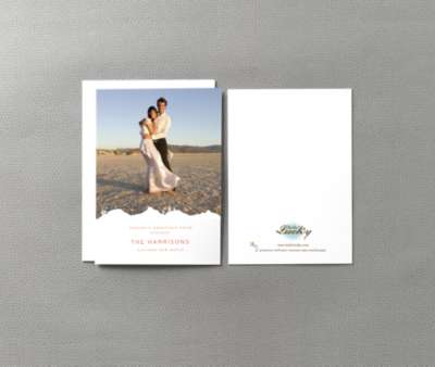 Desert Skyline: Christmas Photo Card