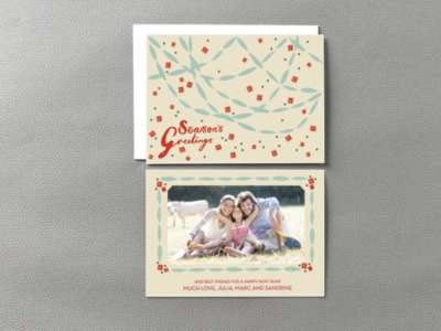 Paper Chains: Christmas Photo Card