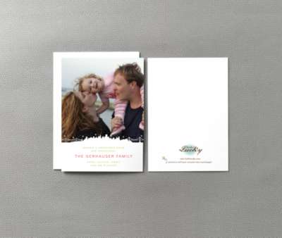 San Francisco Skyline: Christmas Photo Card