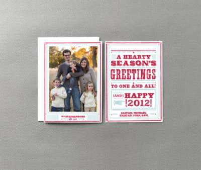 Show Poster: Holiday Photo Card