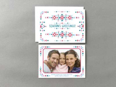 Stars---Holiday Photo Card