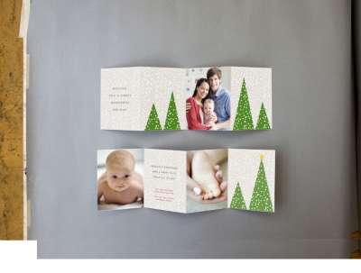 Under The Tree: Christmas Photo Card