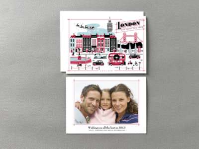 Greetings from London: Holiday Photo Card