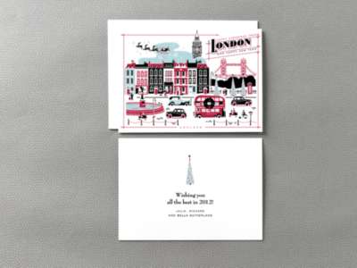 Greetings from London: Holiday Card