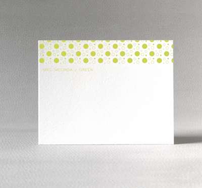 Dots: Flat Note Card