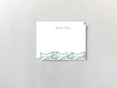 Secret Garden: Flat Note Card