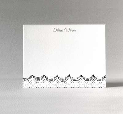 Swiss Dot: Personalized Stationery