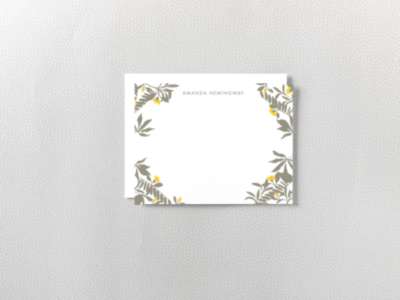 Tropic: Flat Note Card
