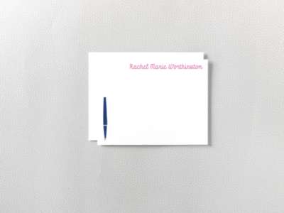 Whimsy: Flat Note Card