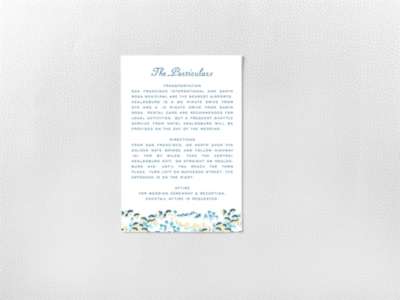 Secret Garden: Details Card