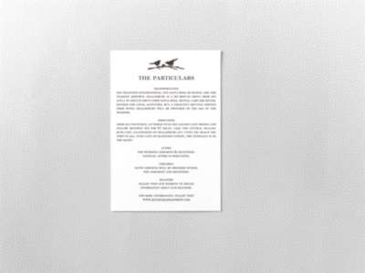 Sparrows---Letterpress Details Card