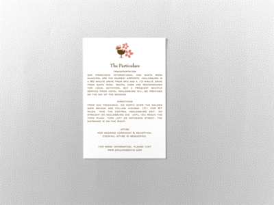 Visit Hawaii---Letterpress Details Card