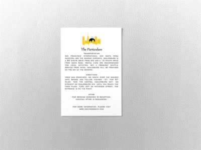 Visit New York---Letterpress Details Card