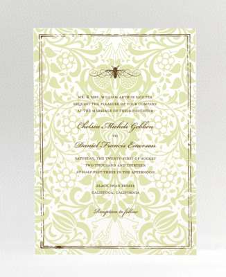 Belle Epoque---Wedding Invitation