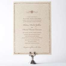 Belle Epoque: Letterpress Wedding Invitation