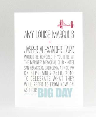 Big Day: Wedding Invitation