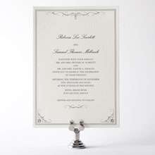 Biltmore: Letterpress Wedding Invitation