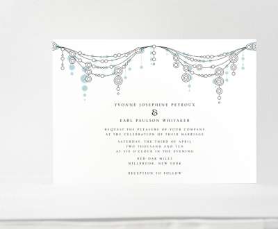 Chandelier: Digital Wedding Invitation
