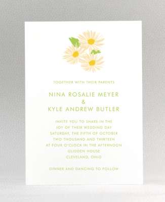Daisy: Wedding Invitation