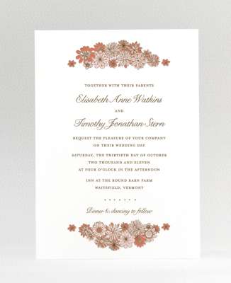 Evelyn: Wedding Invitation