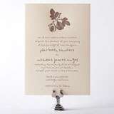 Figs - Letterpress Wedding Invitation