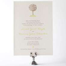 Home Sweet Home: Letterpress Wedding Invitation