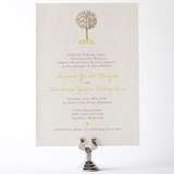 Home Sweet Home - Letterpress Wedding Invitation