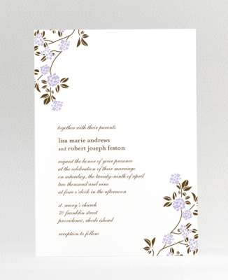 Honeysuckle---Wedding Invitation