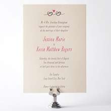 Love Knot: Letterpress Wedding Invitation