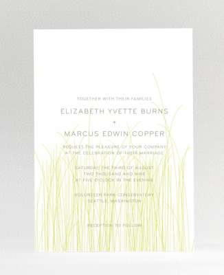 Meadow: Wedding Invitation