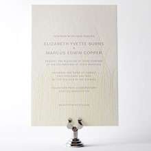 Meadow: Letterpress Wedding Invitation