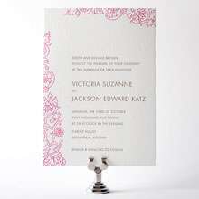 Medjool: Letterpress Wedding Invitation