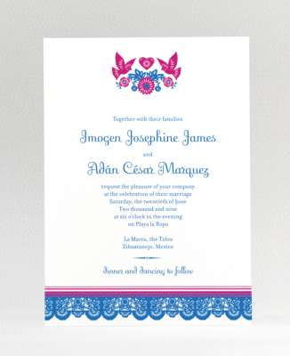 Mi Amor: Wedding Invitation