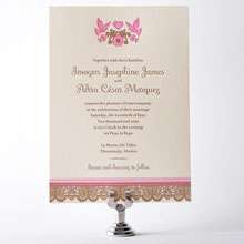 Mi Amor: Letterpress Wedding Invitation
