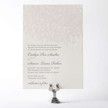 Midsummer: Letterpress Wedding Invitation