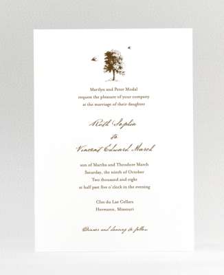 Naturalist: Wedding Invitation