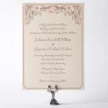 Provence: Letterpress Wedding Invitation