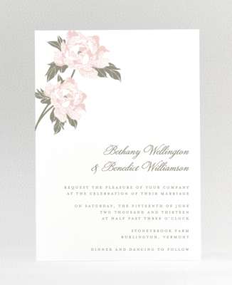 Romantic Garden---Wedding Invitation
