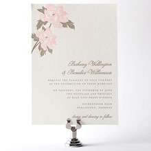 Romantic Garden---Letterpress Wedding Invitation