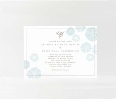 Seashore: Wedding Invitation