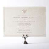 Seashore - Letterpress Wedding Invitation