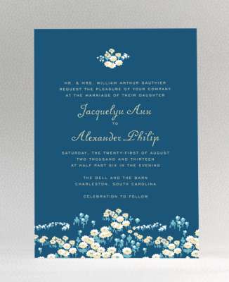 Secret Garden: Wedding Invitation