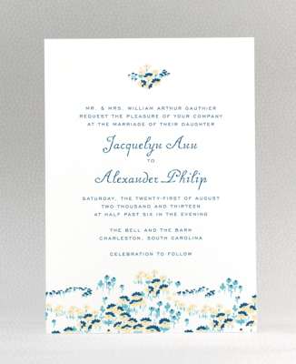Secret Garden: Wedding Invitation