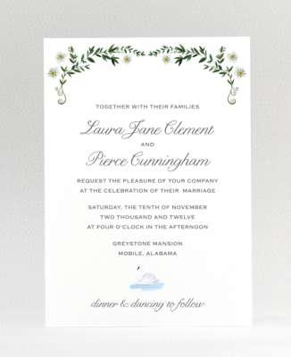 Southern Belle: Wedding Invitation