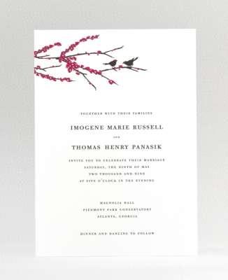 Sparrows---Digital Wedding Invitation