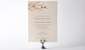 Sparrows---Letterpress Wedding Invitation